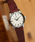 Maroon Crazy Horse Side-Stitch Strap