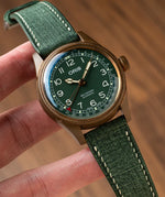 Moss Green Babele Slim Strap