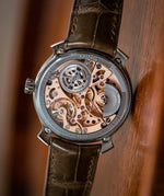 Glossy Taupe Brown Crocodile Signature (Curved) Strap