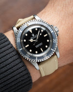 Cream Rubberised Leather (Togo) Signature Strap