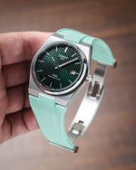 Mint Green Tissot PRX CTS Rubber Strap