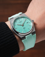 Mint Green Tissot PRX CTS Rubber Strap