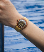 Gold CTS Rubber Strap for Tudor BB58