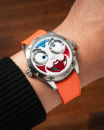 Orange Curved Rubber CTS Strap