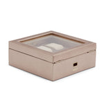 Wolf Palermo 6 Pc Watch Box  Rose Gold