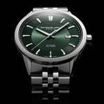 Freelancer Men's Automatic Green Dial Stainless Steel Bracelet Watch, 42 mm
