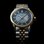 Freelancer Men's Automatic Blue Dial Stainless Steel Two-tone Bracelet Watch, 38 mm
