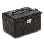 Wolf Caroline Medium Jewellery Case Black