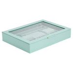 Wolf Sophia Jewellery Box with Window Jade