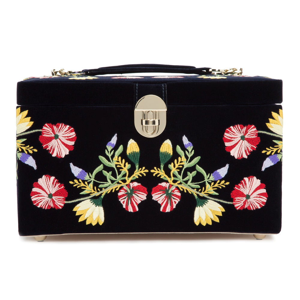 Zoe Medium Jewellery Box Indigo