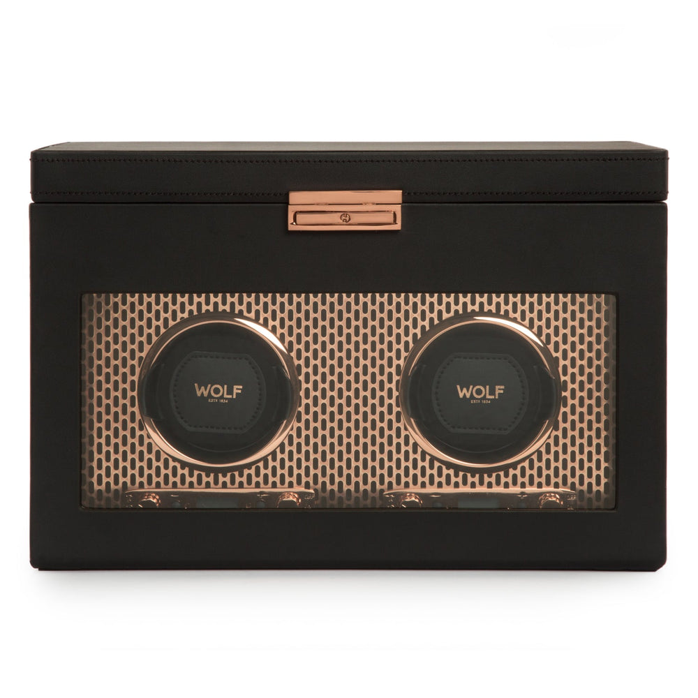 Axis Double Winder with Storage Copper Plated