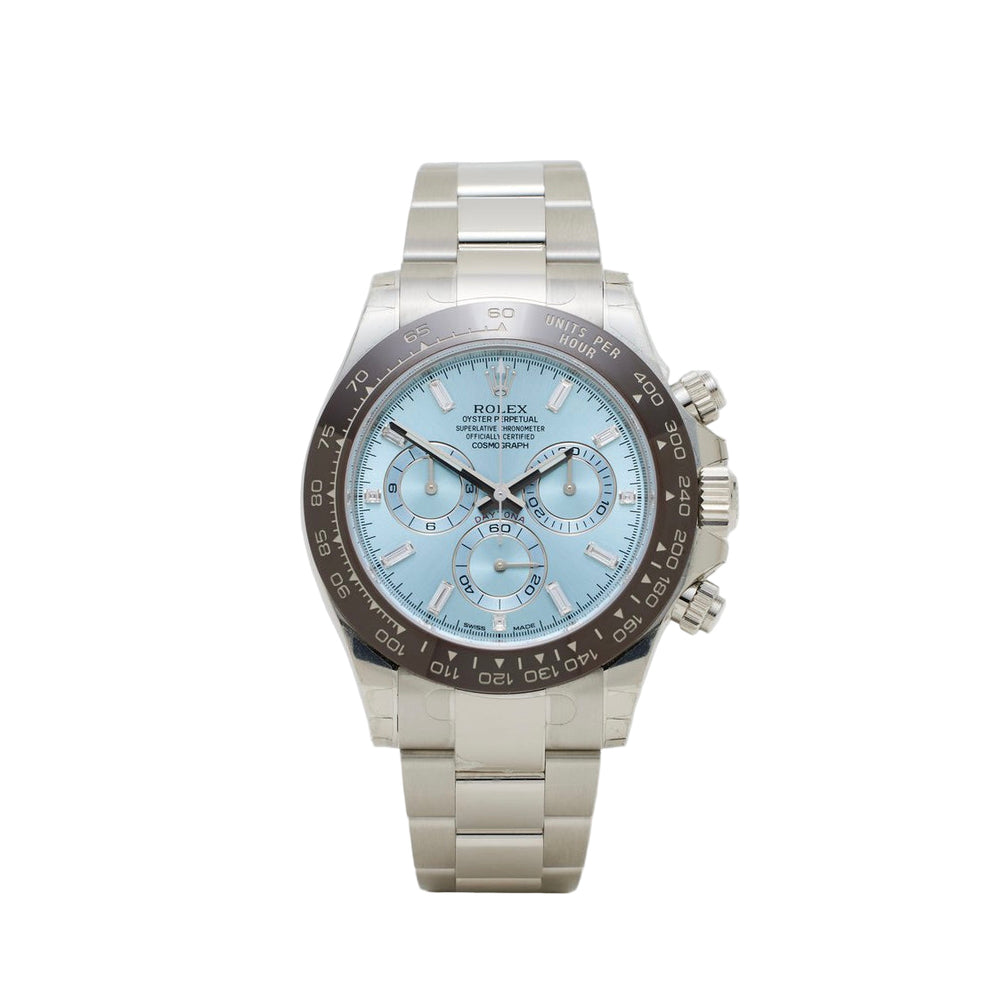 Discontinued Cosmograph Daytona - Platinum with Baguette Dial – Rolex | Swiss Emporium Melbourne