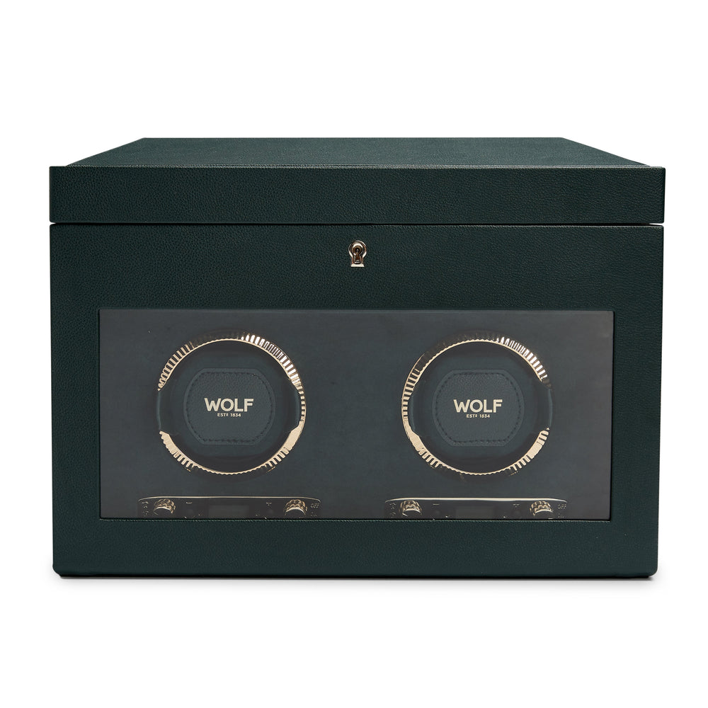Brit Racing Green Double Watch Winder