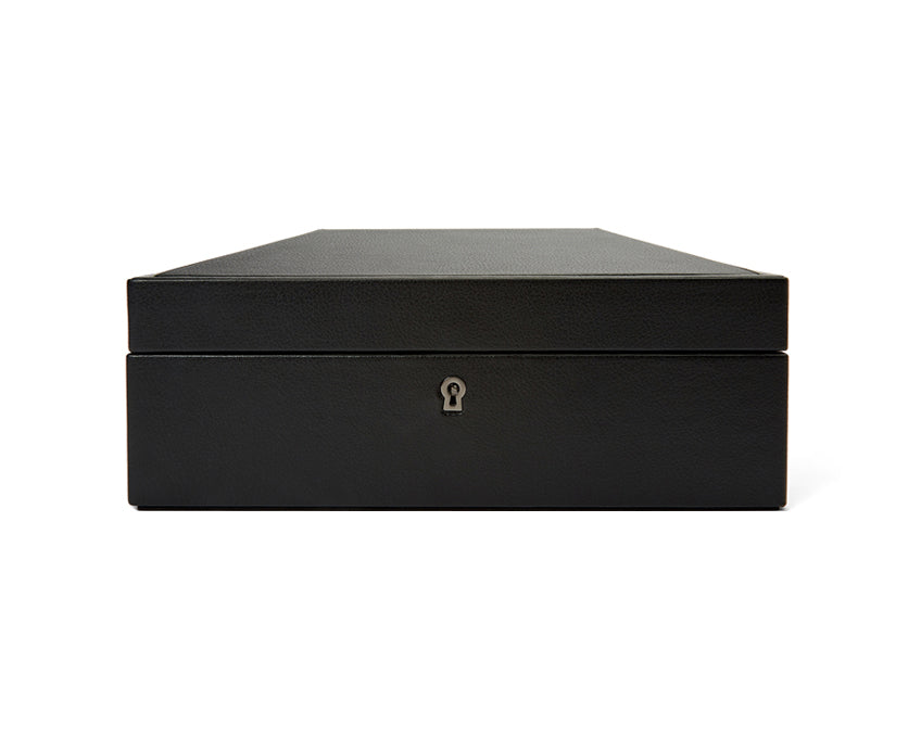 British Racing Black 8 Piece Watch Box Black