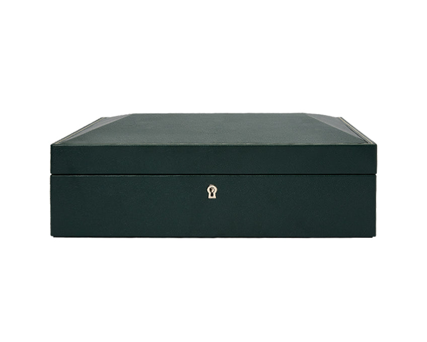 British Racing 15 Piece Watch Box Green