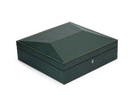 Wolf British Racing 15 Piece Watch Box Green