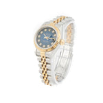 Datejust 26 Oystersteel & Yellow Gold, "Vignette Blue Diamond Dial "- 2002