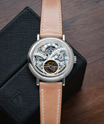 Natural Shell Cordovan Slim Strap