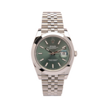 Datejust 41 - Oystersteel, Mint Green (2023)