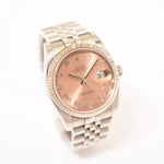 Datejust 36 - Oystersteel and White Gold, Pink Roman Dial (116234) - 2014