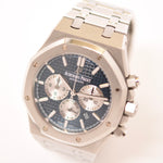 Discontinued Royal Oak Selfwinding Chronograph, Blue Dial