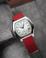 Red Sailcloth CTS Rubber Strap for F.P. Journe Élégante 48mm