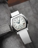 White Sailcloth CTS Rubber Strap for F.P. Journe Élégante 40mm