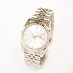 Datejust 36 Oystersteel & White Gold, "Silver" (2019)