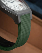 Olive Green Sailcloth CTS Rubber Strap for F.P. Journe Élégante 48mm