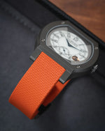 Orange Sailcloth CTS Rubber Strap for F.P. Journe Élégante 48mm