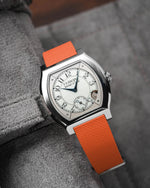 Orange Sailcloth CTS Rubber Strap for F.P. Journe Élégante 48mm
