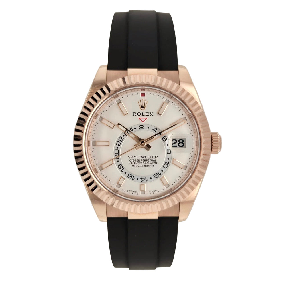 Sky-Dweller 18k Rose Gold on Oysterflex - 2023