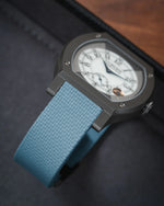 Baby Blue Sailcloth CTS Rubber Strap for F.P. Journe Élégante 40mm
