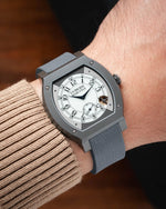 Grey Sailcloth CTS Rubber Strap for F.P. Journe Élégante 48mm
