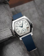 Navy Sailcloth CTS Rubber Strap for F.P. Journe Élégante 48mm