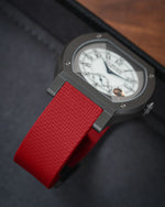 Red Sailcloth CTS Rubber Strap for F.P. Journe Élégante 48mm