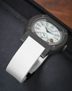 White Sailcloth CTS Rubber Strap for F.P. Journe Élégante 40mm