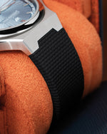 Black Sailcloth CTS Rubber Strap for Artelier Wen Perception