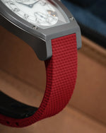 Red Sailcloth CTS Rubber Strap for F.P. Journe Élégante 48mm