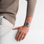 A.R.T. Date 38 mm, blue dial