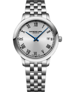 Toccata Ladies Silver Dial Stainless Steel Quartz Watch, 34 mm