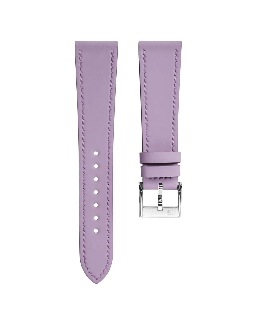 Lavender Rubberised Leather (Smooth) Slim Strap