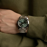 Datejust 41 - Oystersteel, Mint Green (2023)