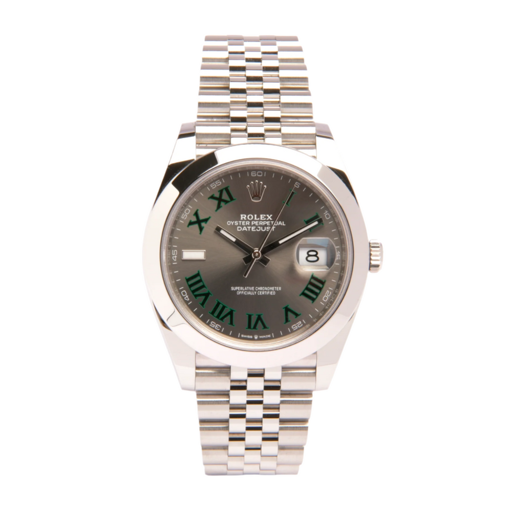 Datejust 41 - Oystersteel, Wimbledon Dial (2025)