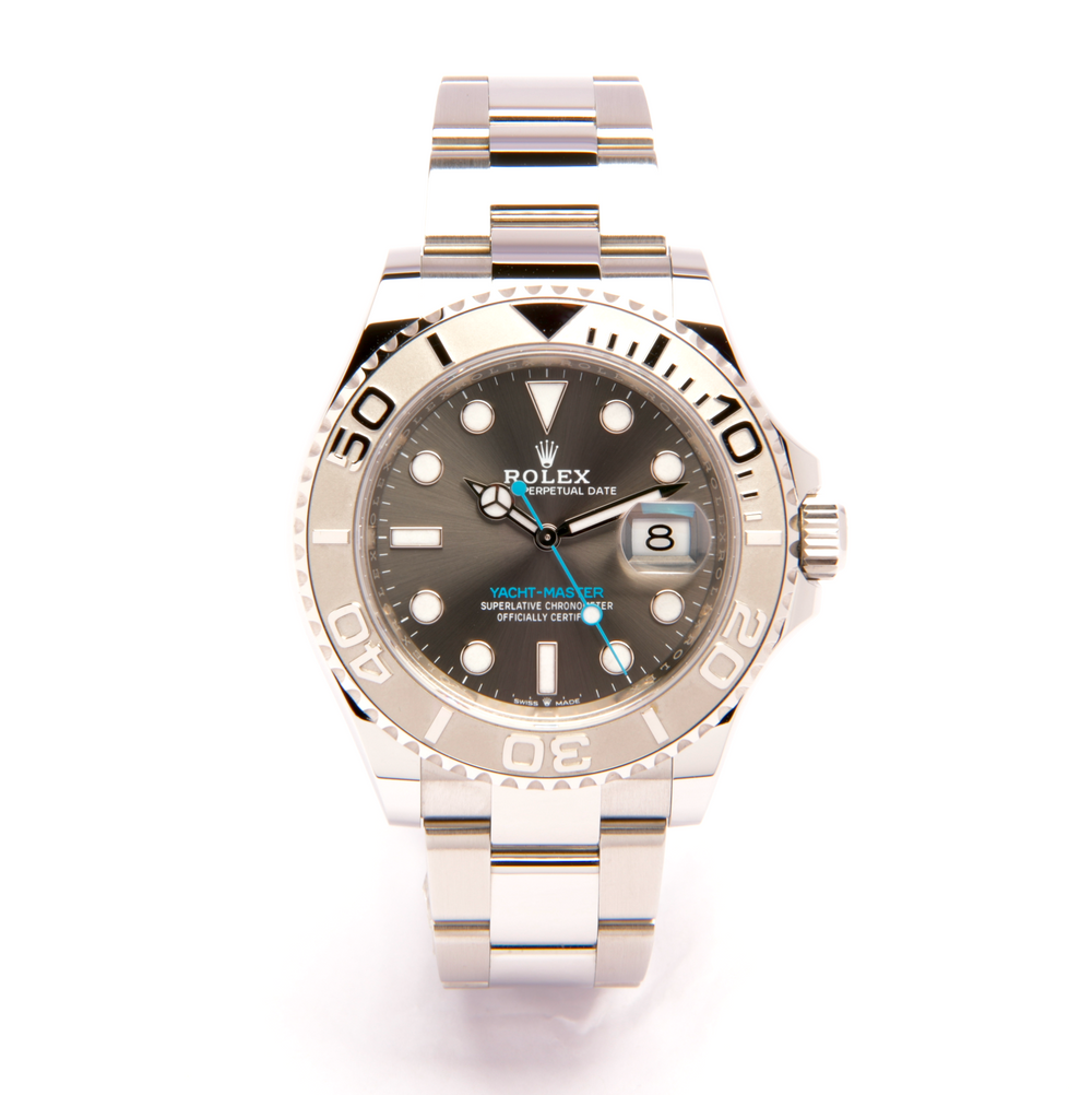 Yacht-Master 40 - Oystersteel & Platinum bezel, Slate Dial (2022)