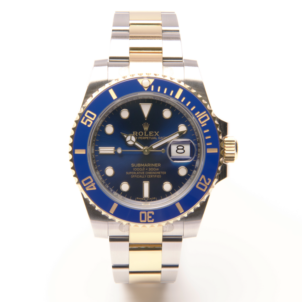 Discontinued Submariner Date 40mm - Oystersteel & Yellow Gold "Bluesy" (2019)