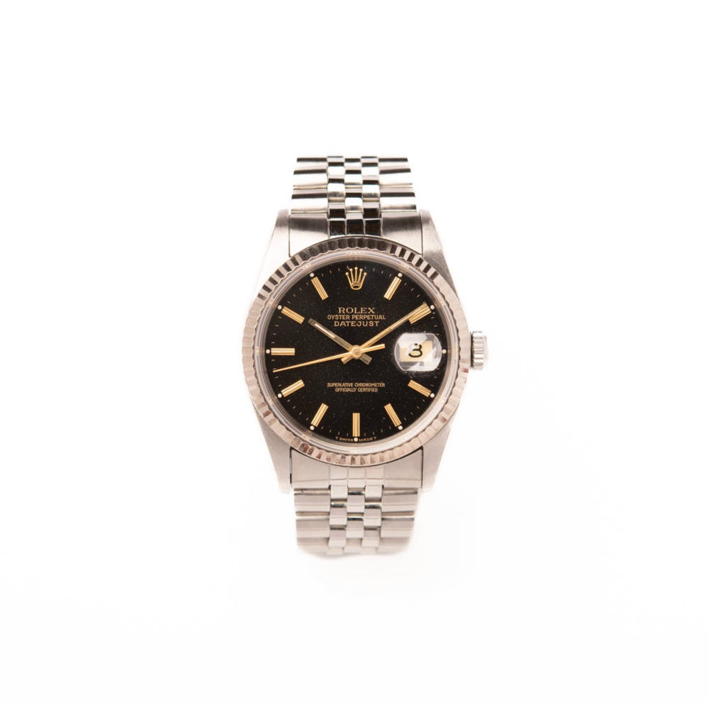 Datejust 36 Oystersteel and White Gold "Black" - 16234