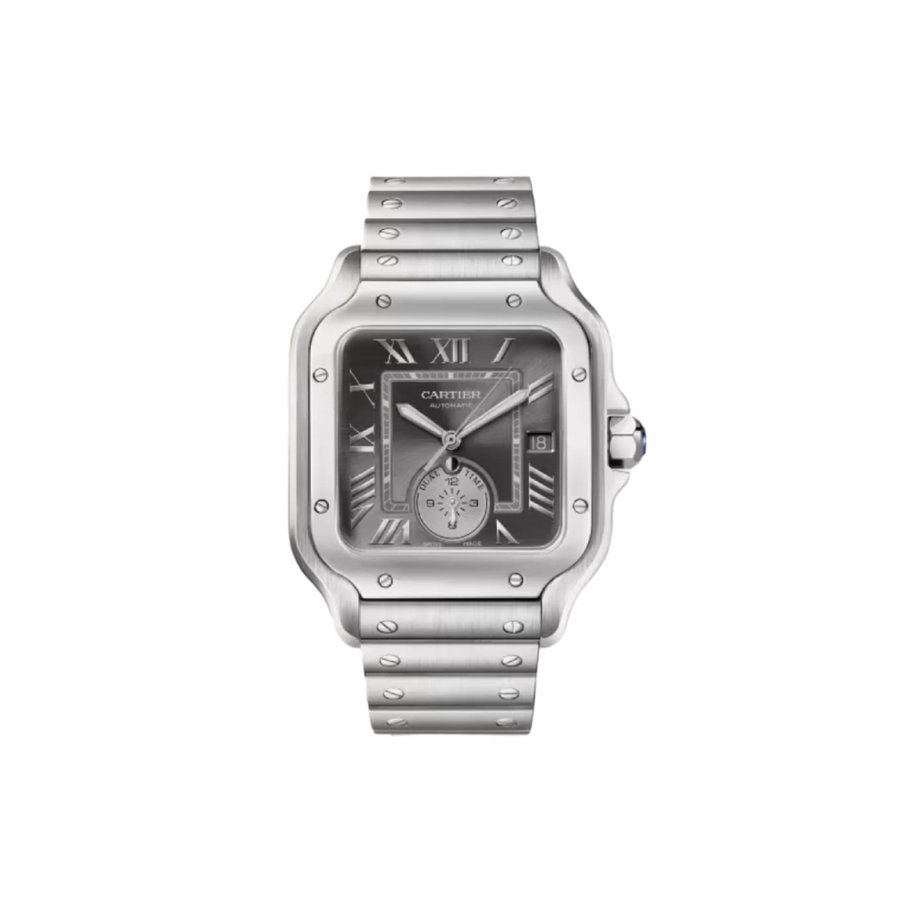 Santos de Cartier Dual Time "Grey"
