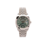 Datejust 41 - Oystersteel, Mint Green (2023)