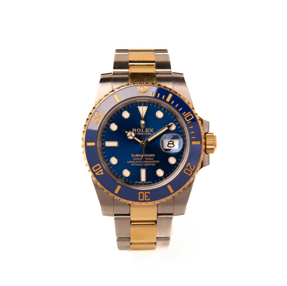 Discontinued Submariner Date 40mm - Oystersteel & Yellow Gold "Bluesy" (2018)